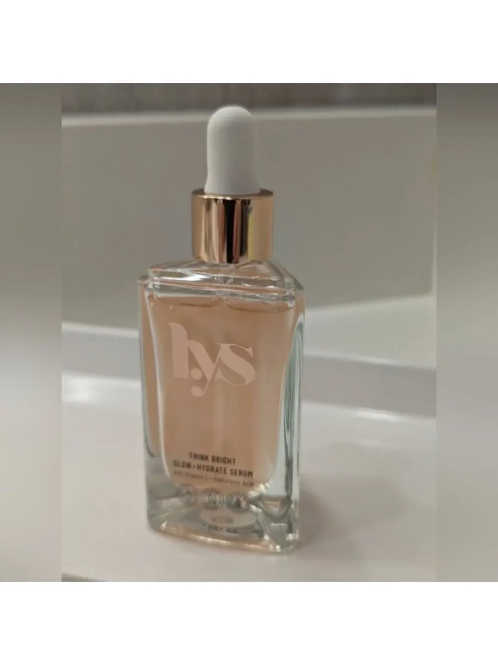 LYS beauty Think Bright Glow + Hydrate Serum with Vitamin C & Hyaluronic Acid